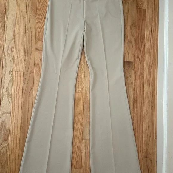 NWT Vintage low rise Bisou Bisou Cream Flare Pants - Picture 4 of 6